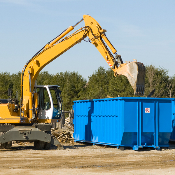 how many times can i have a residential dumpster rental emptied in Bayside Texas